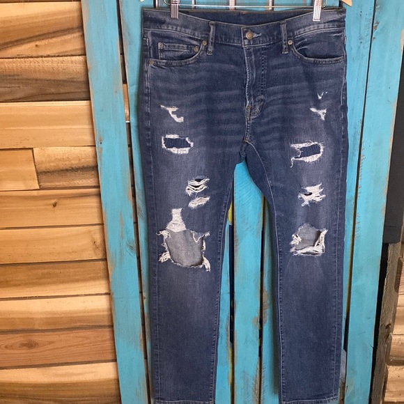 Abercrombie & Fitch Other - NWT Abercrombie & Fitch distressed super skinny stretch jeans size 33x30